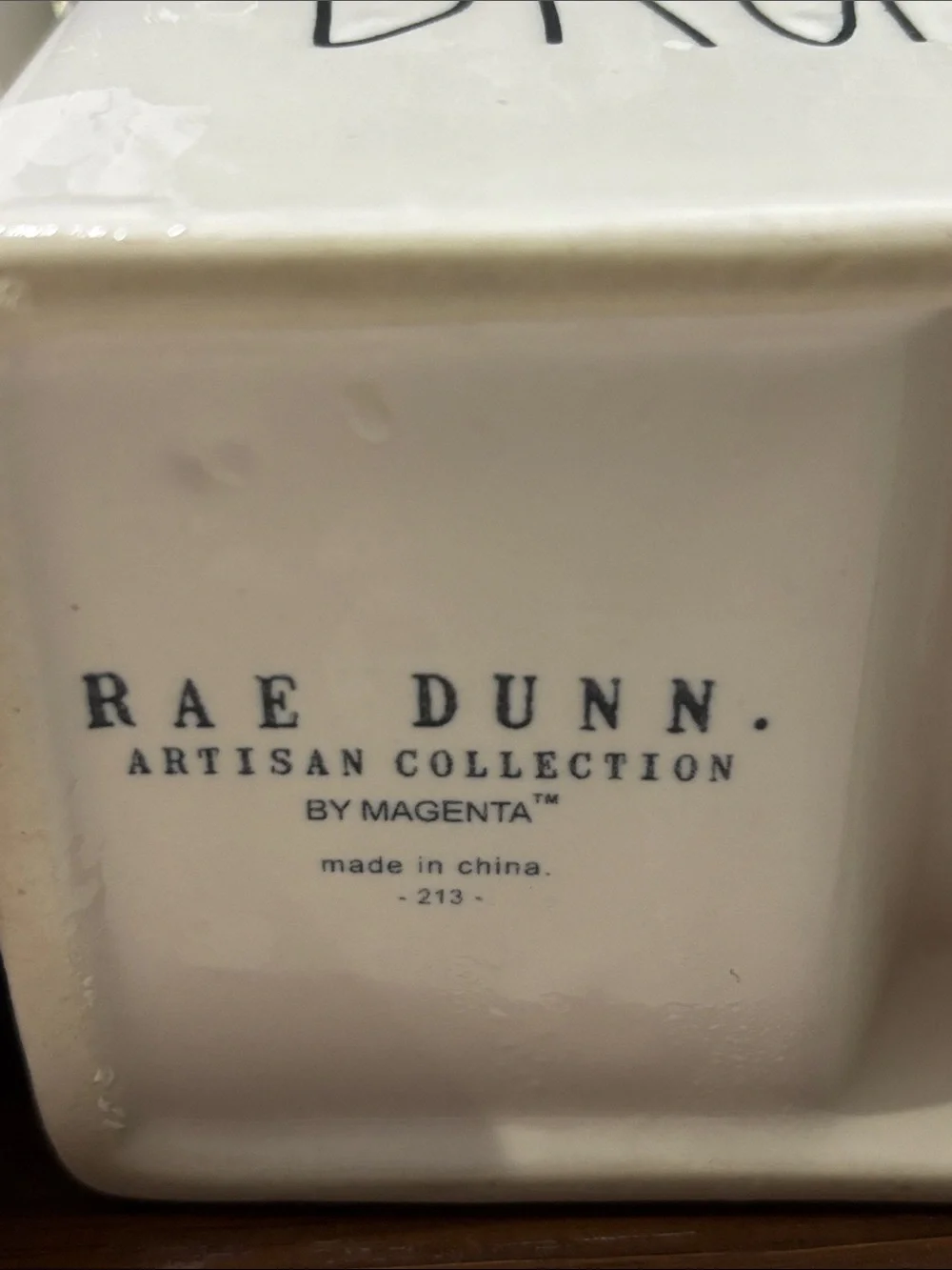 Rae Dunn Artisan Collection by Magenta “Brushes & Things” bathroom or vanity set